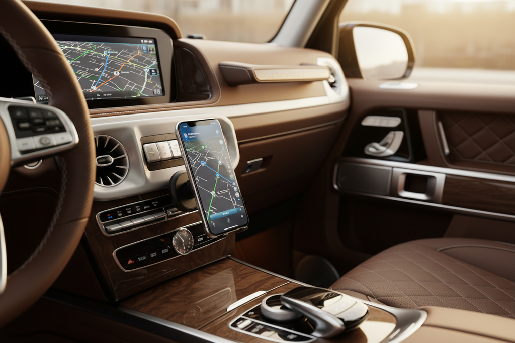 MagSafe Magnetic Car Phone Mount – Secure One-Tap Hold for iPhone